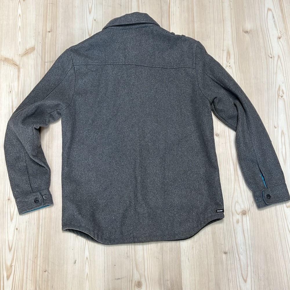 Volcom Gray Wool Blend Work Shirt/Jacket - Picture 9 of 12